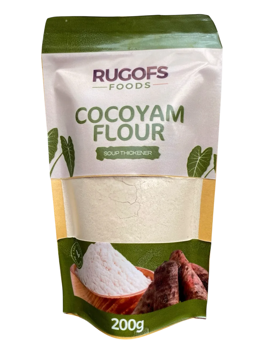 Rugofs Cocoyam Flour packaging